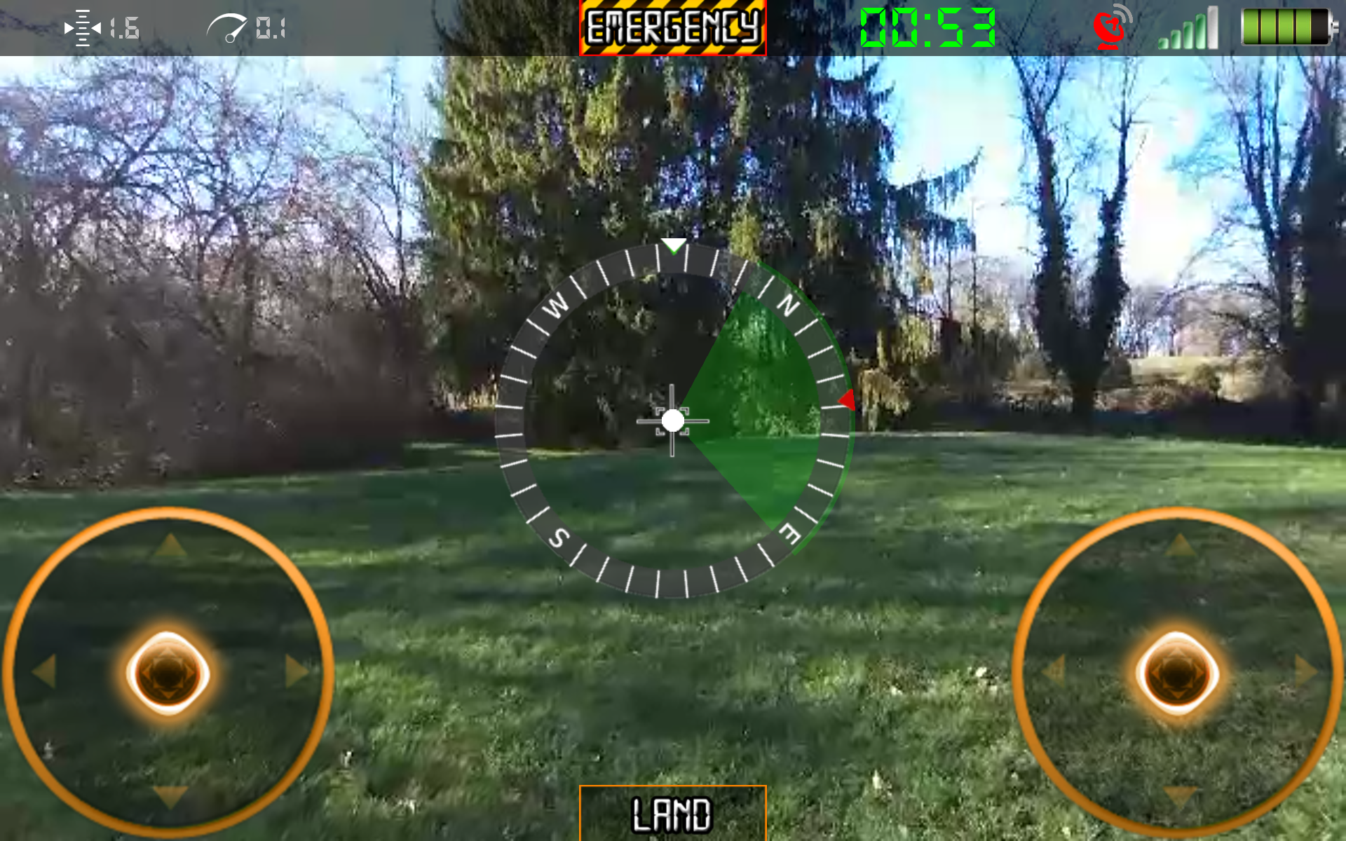 AR.Pro 3 flight interface screenshot